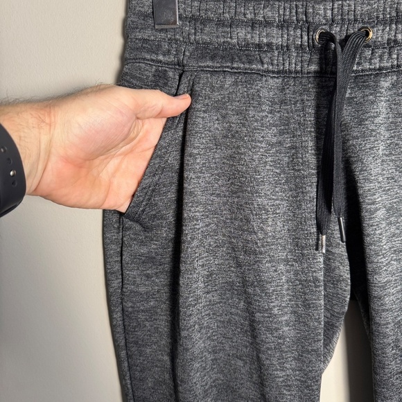 Adidas Women's Athletic Jogger Sweatpants Marled Gray Size Small Athleisure - Picture 3 of 16